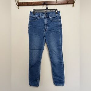 Express skinny high rise jeans - 10